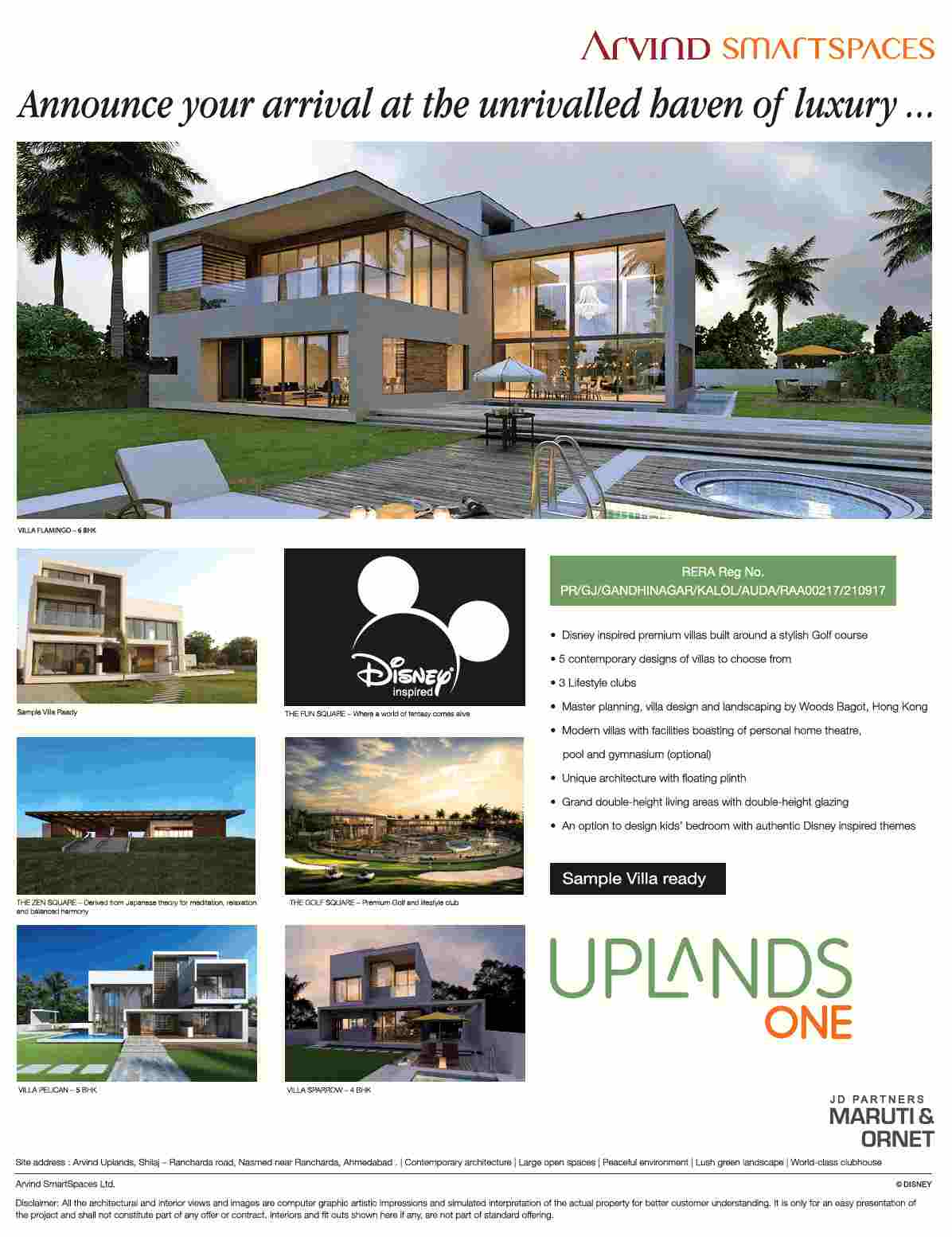 Announce your arrival at the unrivaled haven of luxury at Arvind Uplands in Ahmedabad